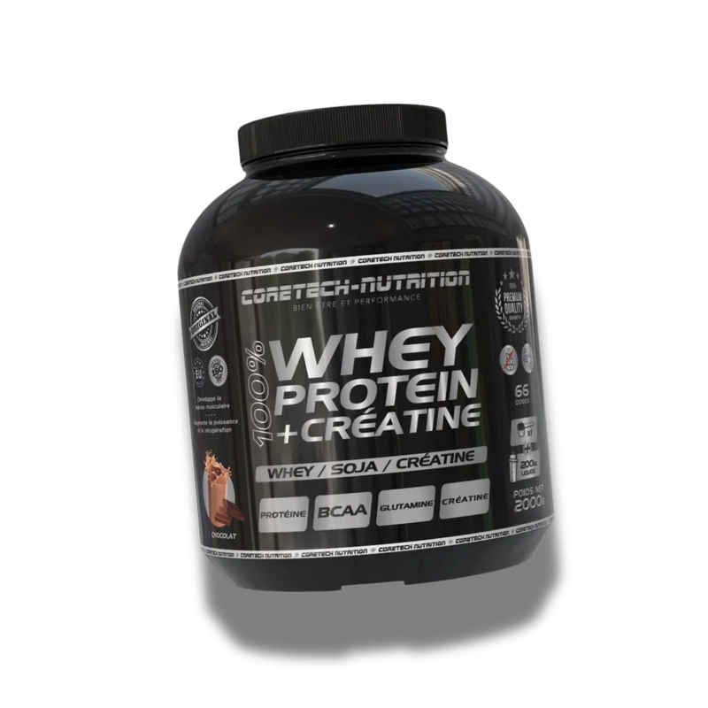 100% Whey Protein + Créatine chocolat Coretech Nutrition
